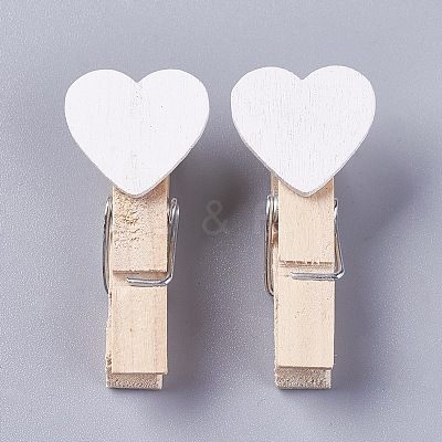 Wooden Craft Pegs Clips LS-WOOD-WH0005-B11-1