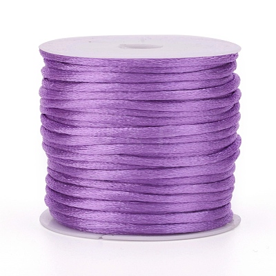 Nylon Satin Rattail Cords NWIR-L006-2mm-07-1
