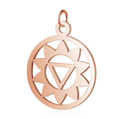 304 Stainless Steel Pendants STAS-S105-T527R-1
