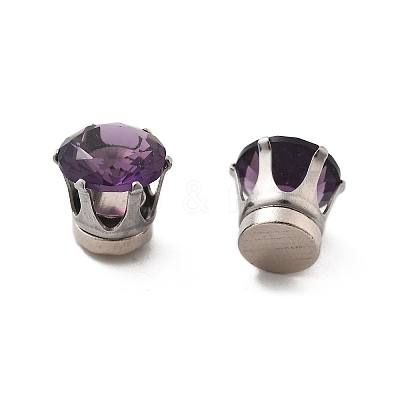 Cubic Zirconia Clip-on Earrings EJEW-L100-01P-10-1