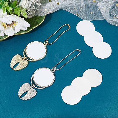 4 Sets 2 Colors Alloy Pendant Decoration Cabochon Settings FIND-CA0004-32-1