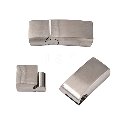 Non-Tarnish 316 Surgical Stainless Steel Bayonet Clasps STAS-G241-20P-1