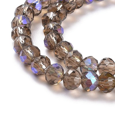 Electroplate Glass Beads Strands EGLA-A034-T10mm-L06-1