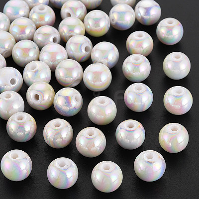 Opaque Acrylic Beads X-MACR-S370-D12mm-01-1