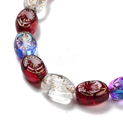 Transparent Glass Beads Strands GLAA-F114-05D-1