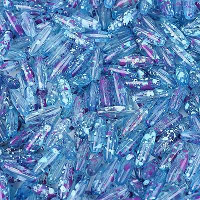 Picasso Transparent Glass Seed Beads SEED-N012-11K-1