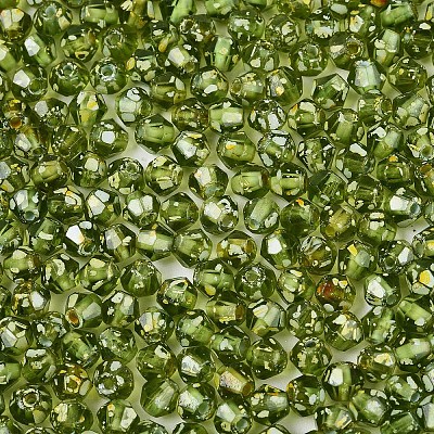 Picasso Baking Paint Glass Seed Beads SEED-N007-37H-1