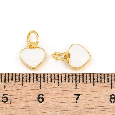 Brass Enamel Pendants KK-CBA5CB0-08G-1