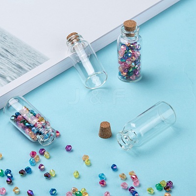 Glass Jar Bead Containers CON-Q009-1
