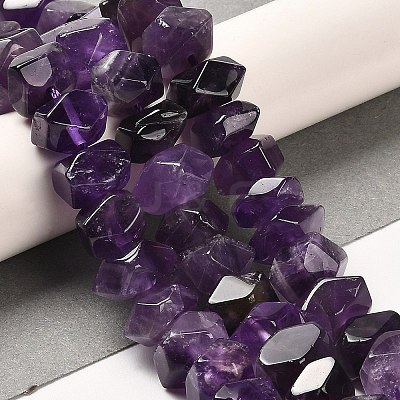 Natural Amethyst Beads Strands G-N327-05-18-1