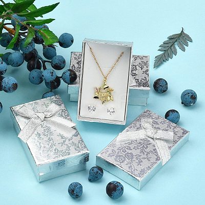 Rectangle Cardboard Jewelry Set Boxes LS-CBOX-S013-02-1
