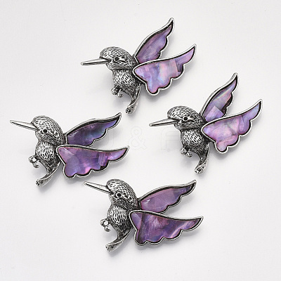 Shell Brooches/Pendants RESI-S376-19D-1