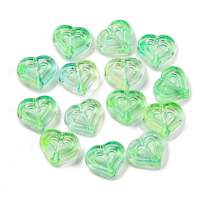 704Pcs Two Tone Transparent Acrylic Beads MACR-K359-28E-1