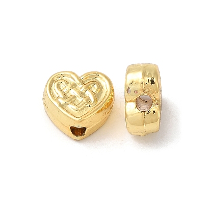 Rack Plating Brass Beads KK-S375-04G-1
