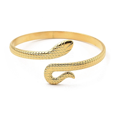 304 Stainless Steel Cuff Bangles BJEW-P302-03G-1