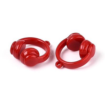 Opaque Acrylic Pendants SACR-T035-23B-1