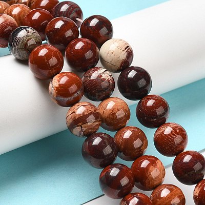 Natural Red Snakeskin Jasper Beads Strands G-H298-A02-05-1