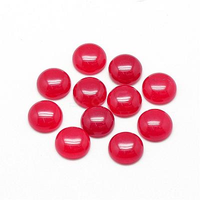 Natural White Jade Cabochons G-R416-16mm-10-1
