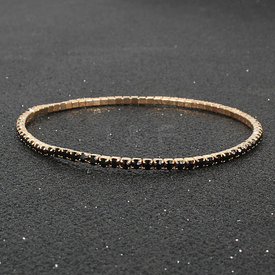 Alloy Rhinestone Cup Chain Bracelets for Women WG1E62A-05-1