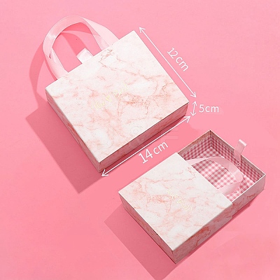 Rectangle Drawer Type Cardboard Jewelry Set Boxes CON-WH0083-10-1