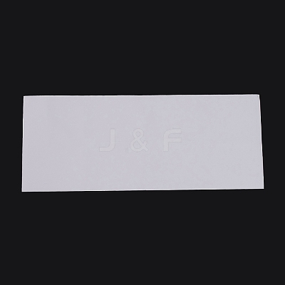 Plastic Necklace Chain Adhesive Pouch for Necklace Display Cards LS-AJEW-P088-01C-1