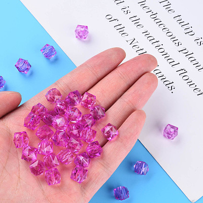 Transparent Acrylic Beads MACR-S373-51B-B06-1