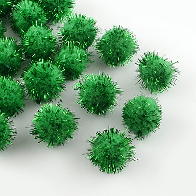 Handmade DIY Doll Craft Pom Pom Yarn Pom Pom Balls AJEW-R046-1.5cm-02-1