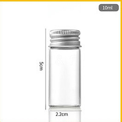 Column Glass Screw Top Bead Storage Tubes CON-ZX009-01A-1