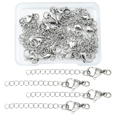 15Pcs 304 Stainless Steel Chain Extender STAS-FS0001-29-1