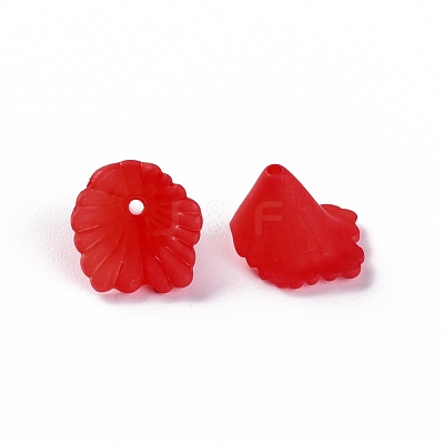 Frosted Acrylic Bead Caps MACR-S371-10A-712-1