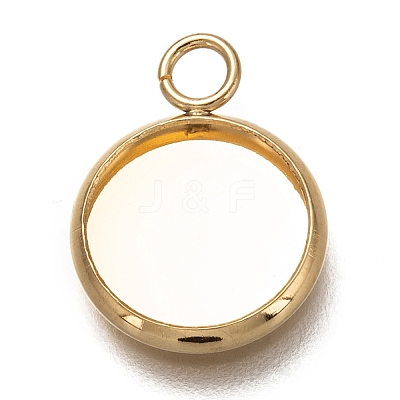 304 Stainless Steel Pendant Cabochon Settings X-STAS-Z030-01I-G-1