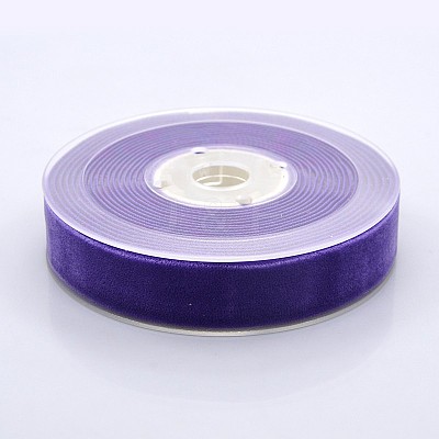 Polyester Velvet Ribbon for Gift Packing and Festival Decoration SRIB-M001-19mm-465-1
