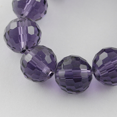 Transparent Glass Bead Strands GLAA-R095-12mm-10-1