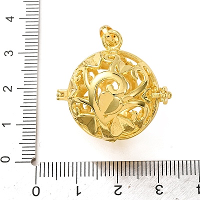 Brass Cage Pendants KK-CBA8ACD-01G-A-1