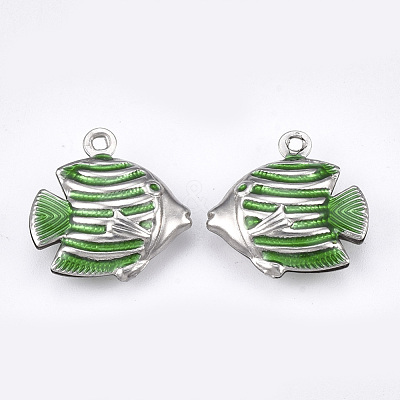 304 Stainless Steel Pendants STAS-T039-04A-1