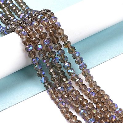 Electroplate Glass Beads Strands EGLA-A034-T2mm-L06-1