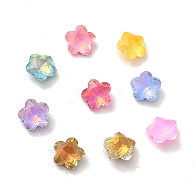 Mocha Style K9 Glass Rhinestone Cabochons RGLA-G017-02A-1