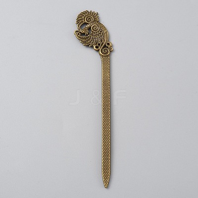 Alloy Phoenix Hair Sticks LS-MRMJ-WH0077-100I-AB-1