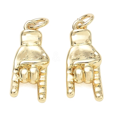 Rack Plating Brass Pendants KK-CBAB1AF-05G-1
