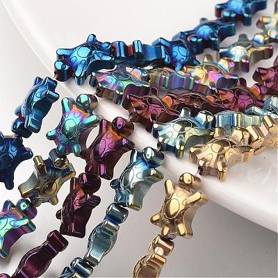 Electroplate Non-magnetic Synthetic Hematite Bead Strands G-F300-52A-1