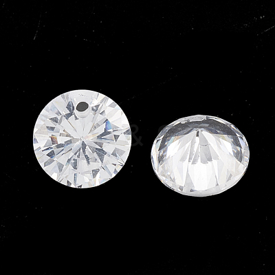 Cubic Zirconia Charms ZIRC-N033-C-09-1