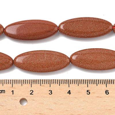 Synthetic Goldstone Beads Strands G-B078-E14-01B-1