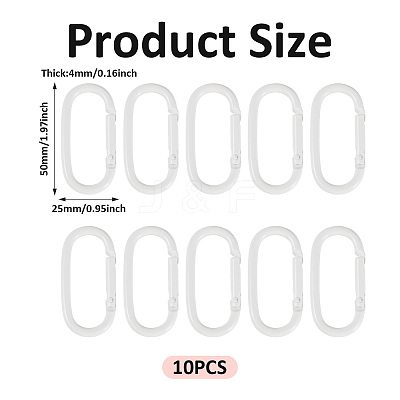 10Pcs Alloy Spring Gate Rings FIND-TA0009-25G-1