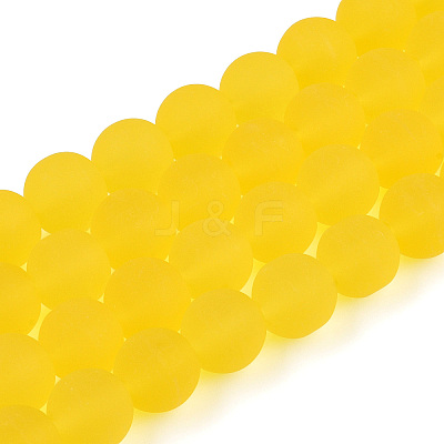 Transparent Glass Beads Strands GLAA-T032-T10mm-MD11-1