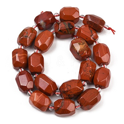 Natural Red Jasper Beads Strands G-Z147-E03-01-1