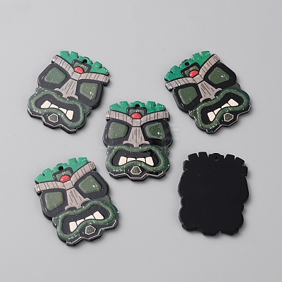 Acrylic Pendants LS-MACR-WH0010-08B-1