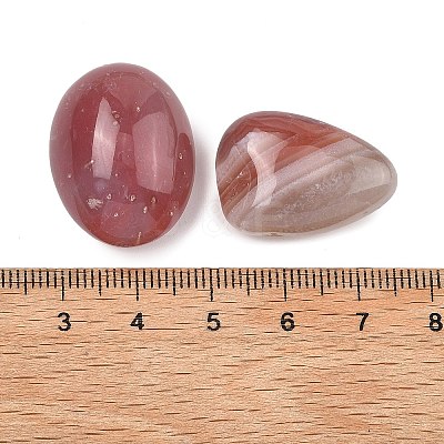 Natural Crimson Agate Beads G-G348-01A-20-1