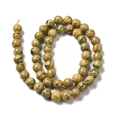Natural Verdite Stone Beads Strands G-P515-A01-01-1