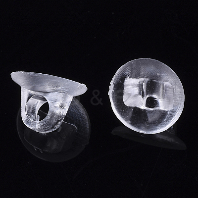 Transparent AS Plastic Charm Base Settings FIND-T064-006A-01-1