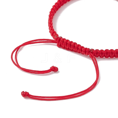 Nylon Thread Braided Bead Adjustable Bracelets BJEW-JB09768-02-1